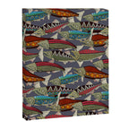 Alaskan salmon dusk Canvas Print Gallery Image 8