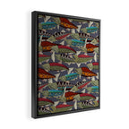 Alaskan salmon dusk Framed Canvas Print Gallery Image 2