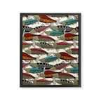 Alaskan salmon pearl Framed Canvas Print Gallery Image 8