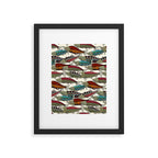 Alaskan salmon pearl Framed Art Print Gallery Image 6