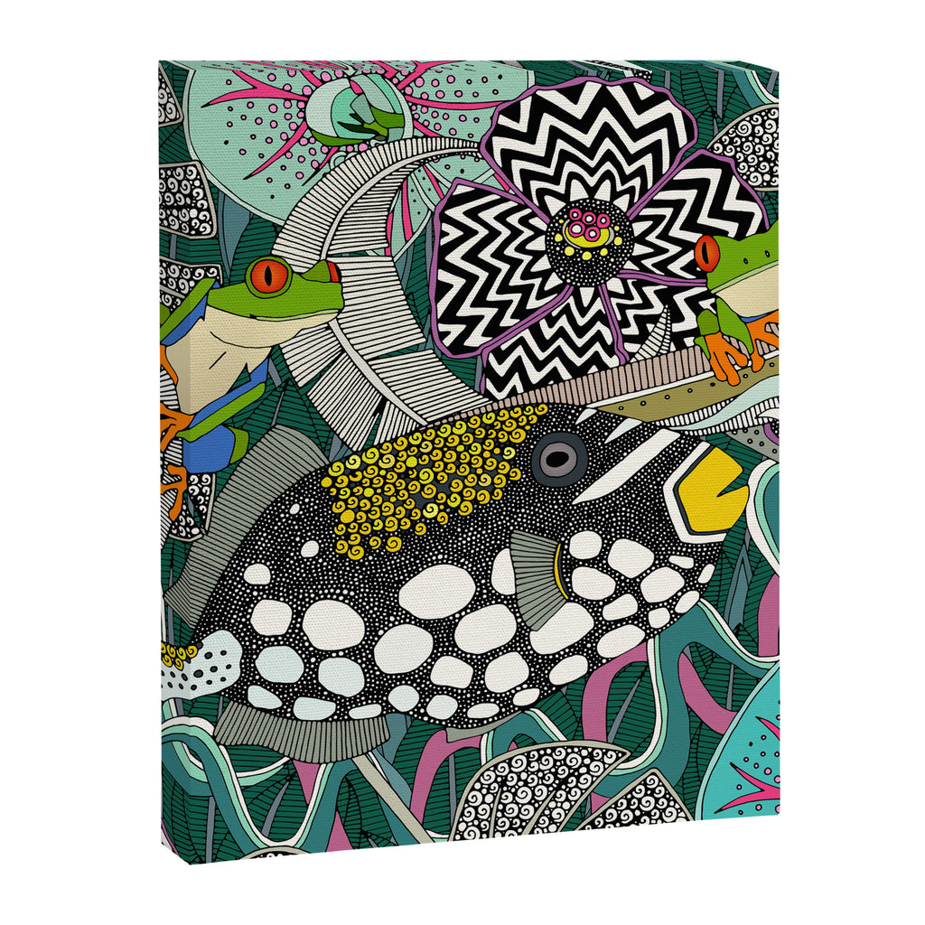 ASHA green Canvas Print Gallery Image 8