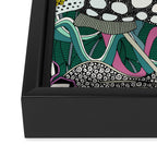ASHA green Framed Canvas Print Gallery Image 3