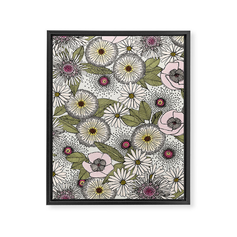 Australian garden chalk Framed Canvas Print Gallery Image 8