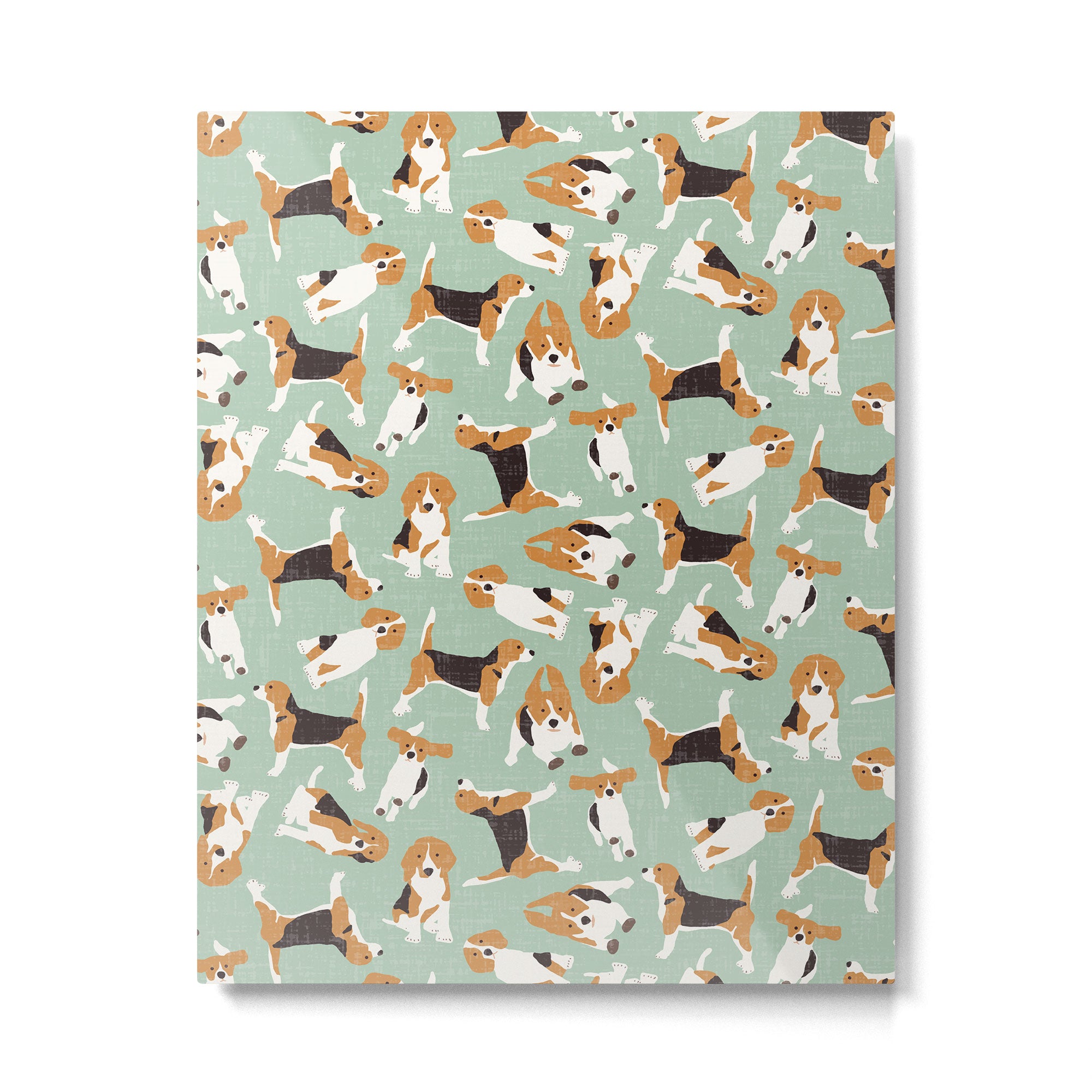 beagle scatter mint Metal Print Gallery Image 6