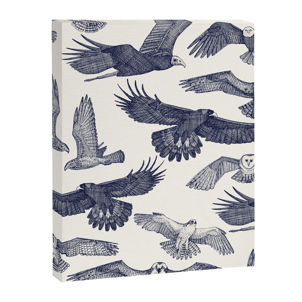 birds of prey blue Canvas Print Gallery Image 8