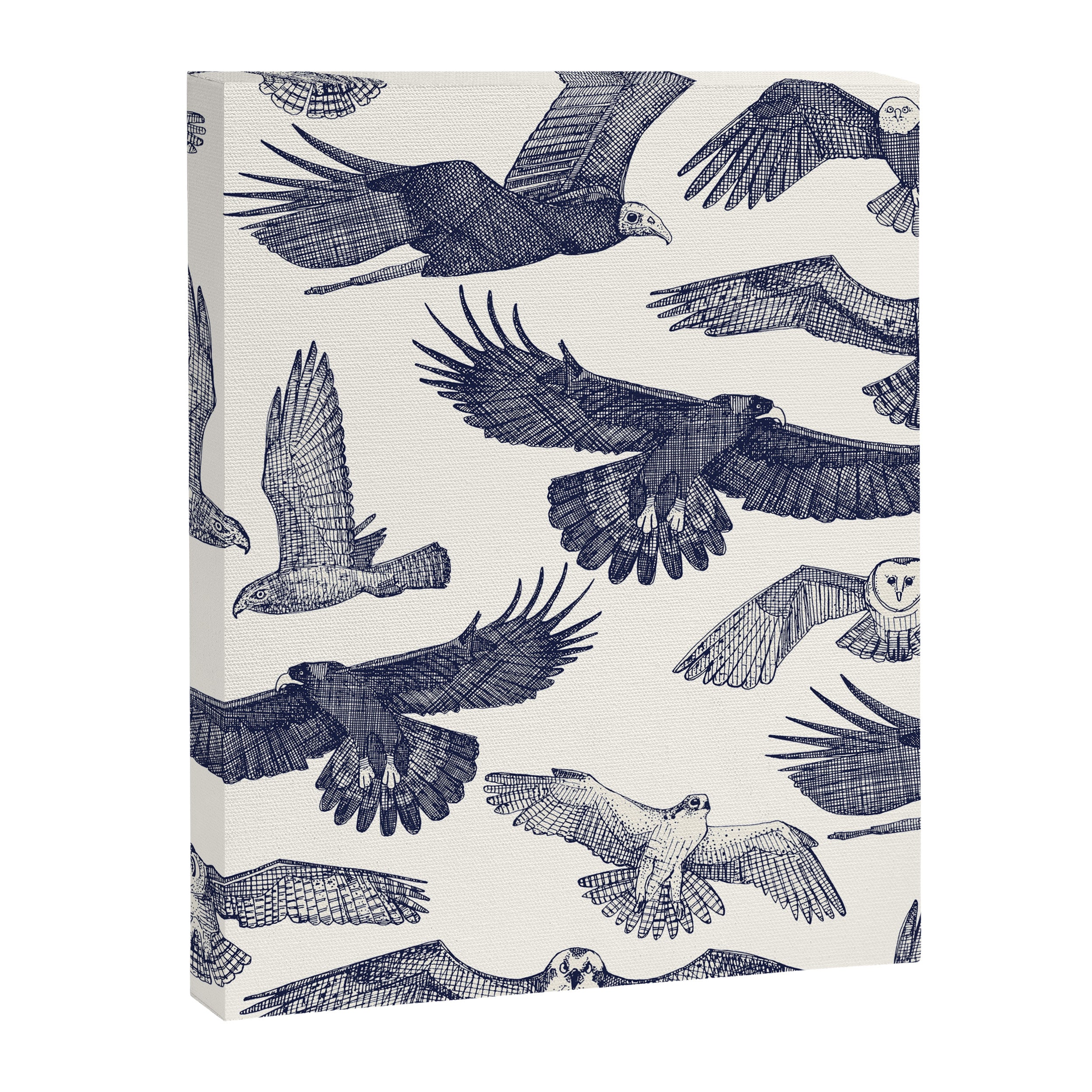 birds of prey blue Canvas Print Gallery Image 8