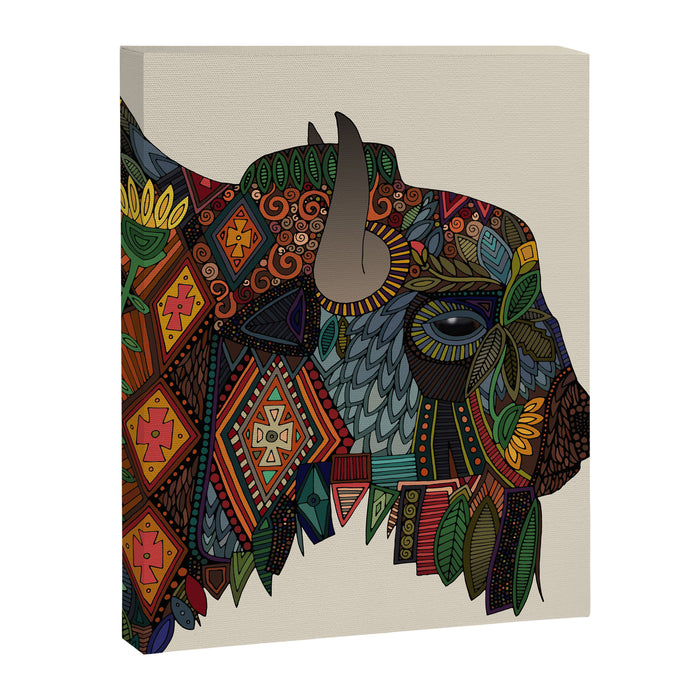 bison bone beige Canvas Print Gallery Image 1
