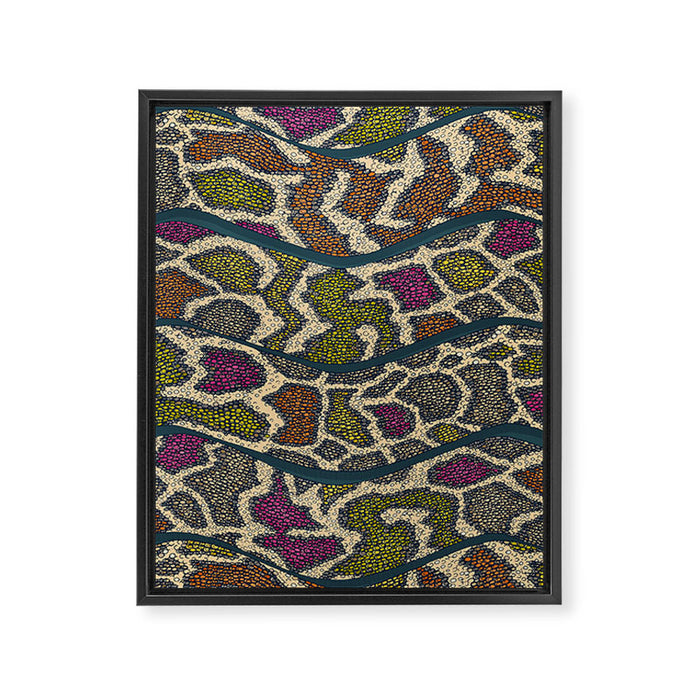 boa wave Framed Canvas Print Gallery Image 1