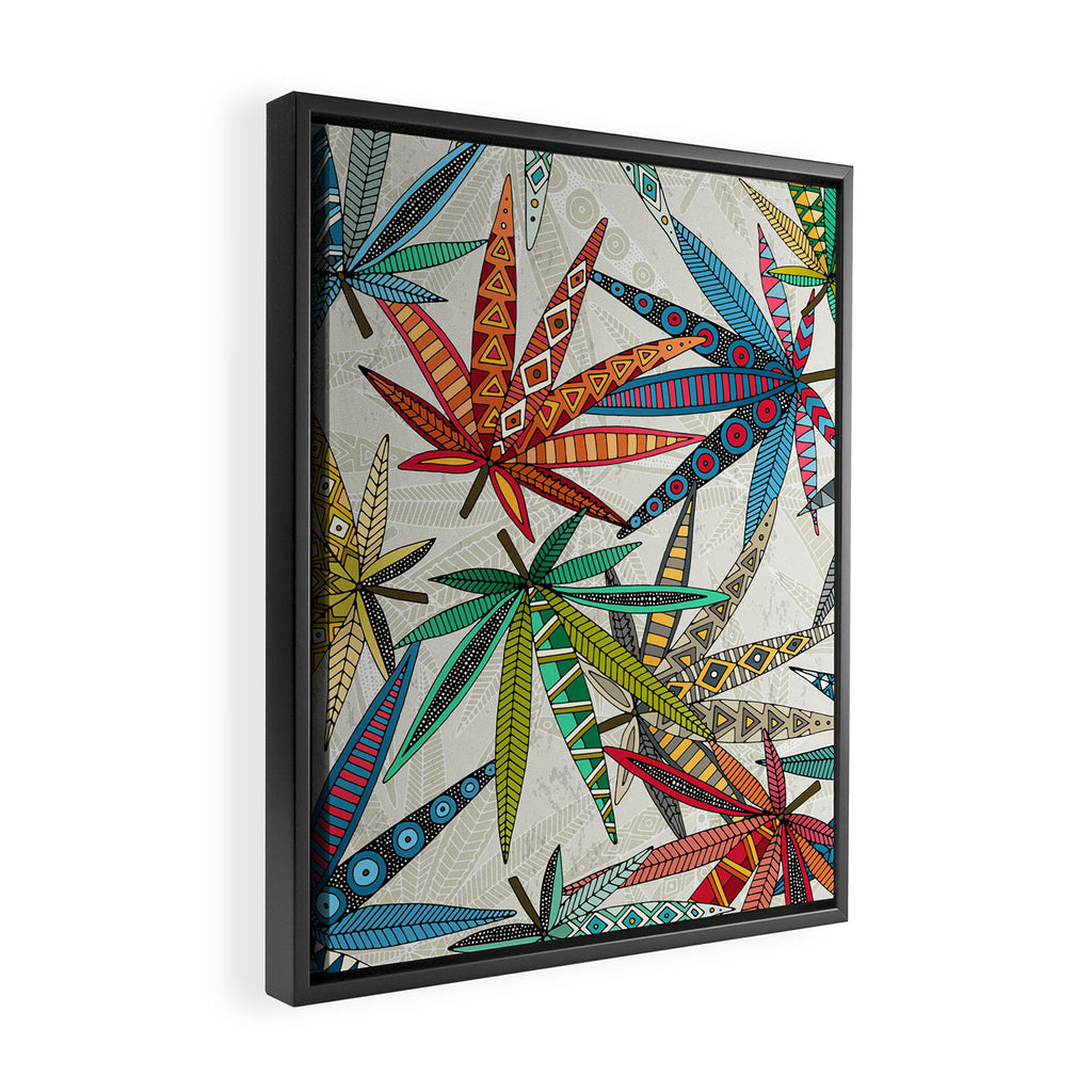 boho weed light Framed Canvas Print Gallery Image 2