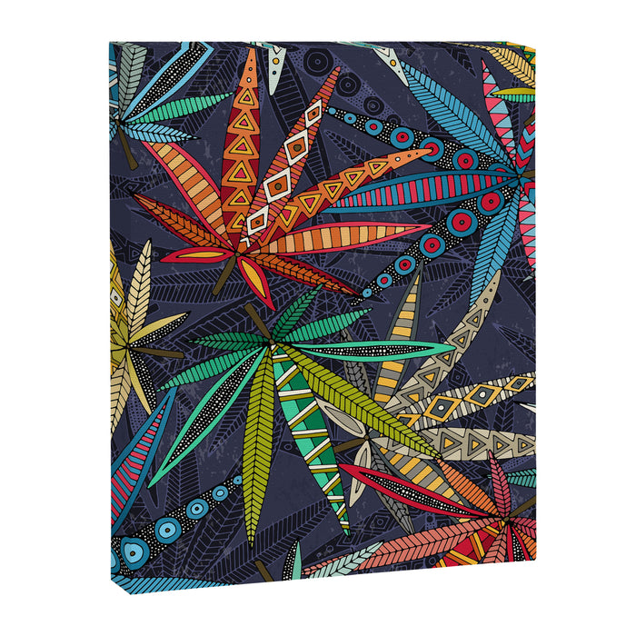 boho weed midnight Canvas Print Gallery Image 1