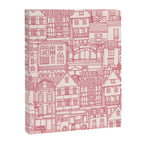 cafe buildings pink Canvas Print Gallery Image 8