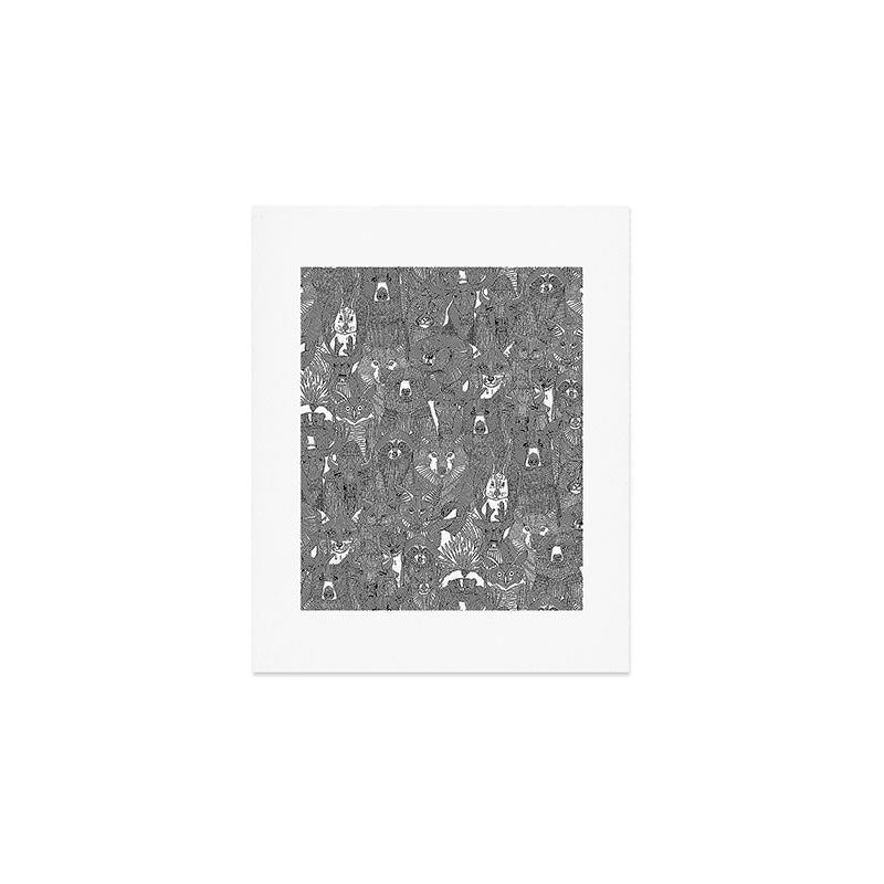 canadian animals black white Art Print Gallery Image 1