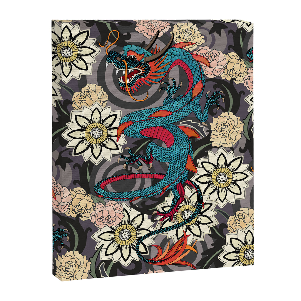 dragon tattoo dark Canvas Print Gallery Image 6