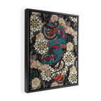 dragon tattoo dark Framed Canvas Print Gallery Image 2