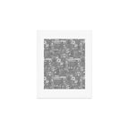 Edinburgh toile black white Art Print Gallery Image 1