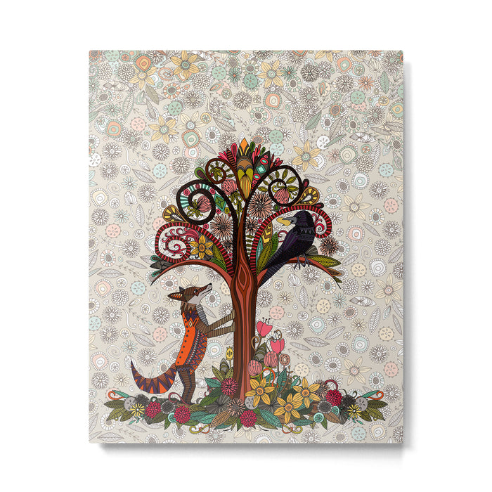 fox and crow Metal Print Gallery Image 1