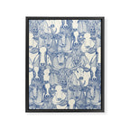 just cattle classic blue pearl Framed Canvas Print Gallery Image 8
