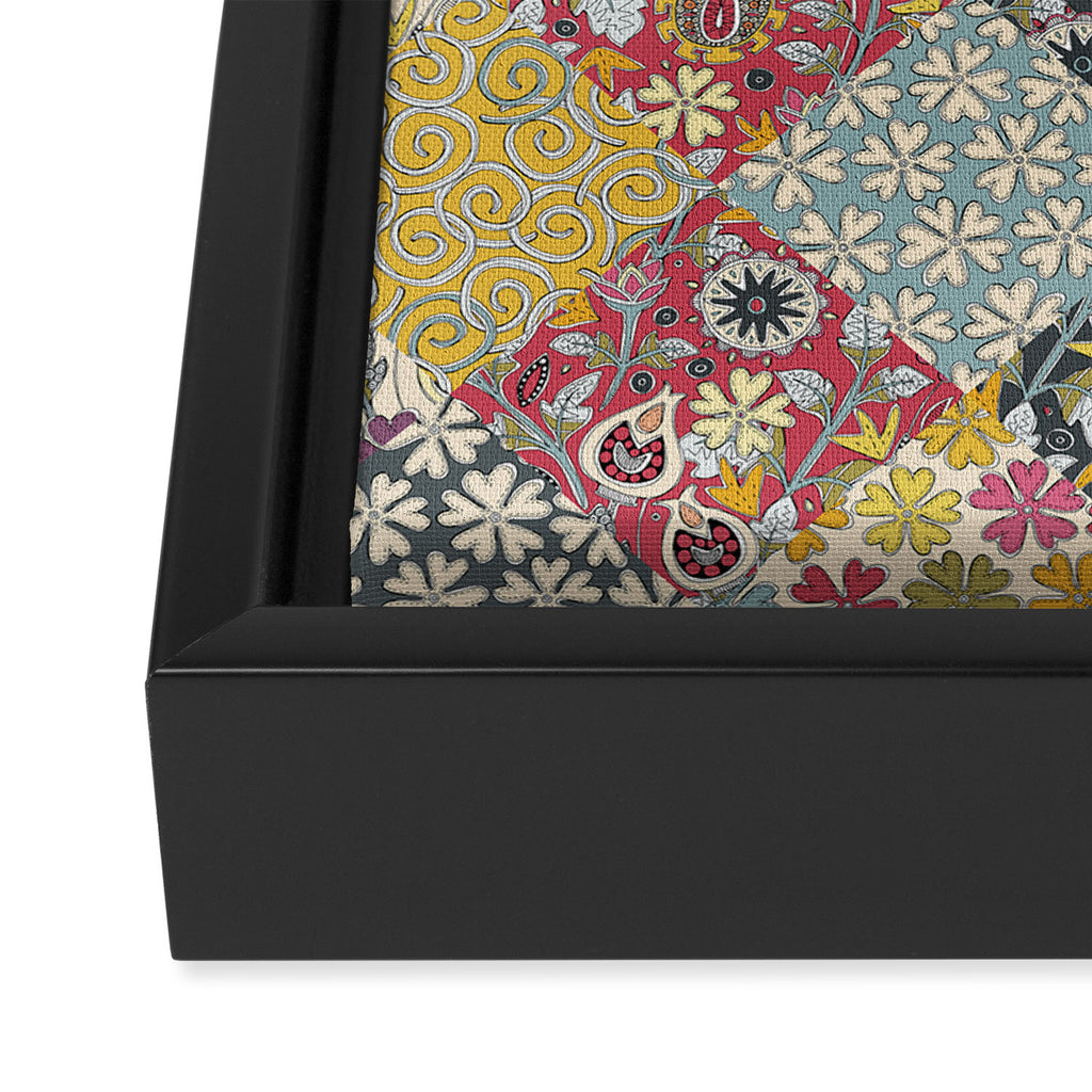 KONFER PATCHWORK Framed Canvas Print Gallery Image 3
