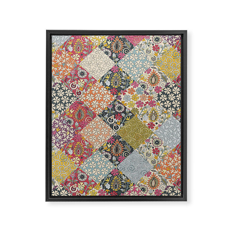KONFER PATCHWORK Framed Canvas Print Gallery Image 8