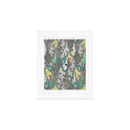 layered palm leaves Art Print Gallery Image 1