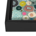 oriental blooms Framed Canvas Print Gallery Image 3