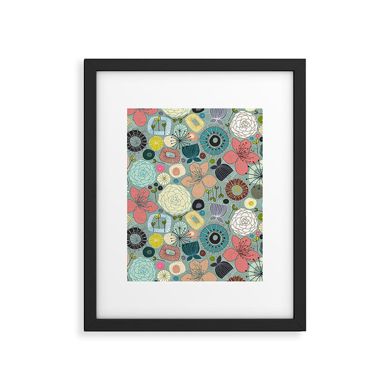 oriental blooms Framed Art Print Gallery Image 6