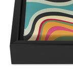 retro wave MANA Framed Canvas Print Gallery Image 3