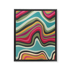 retro wave MANA Framed Canvas Print Gallery Image 8