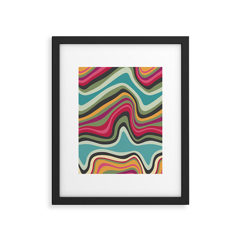 retro wave MANA Framed Art Print Gallery Image 6