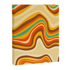 retro wave warm Canvas Print Gallery Image 8