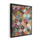 sarilmak patchwork Framed Canvas Print Gallery Image 2