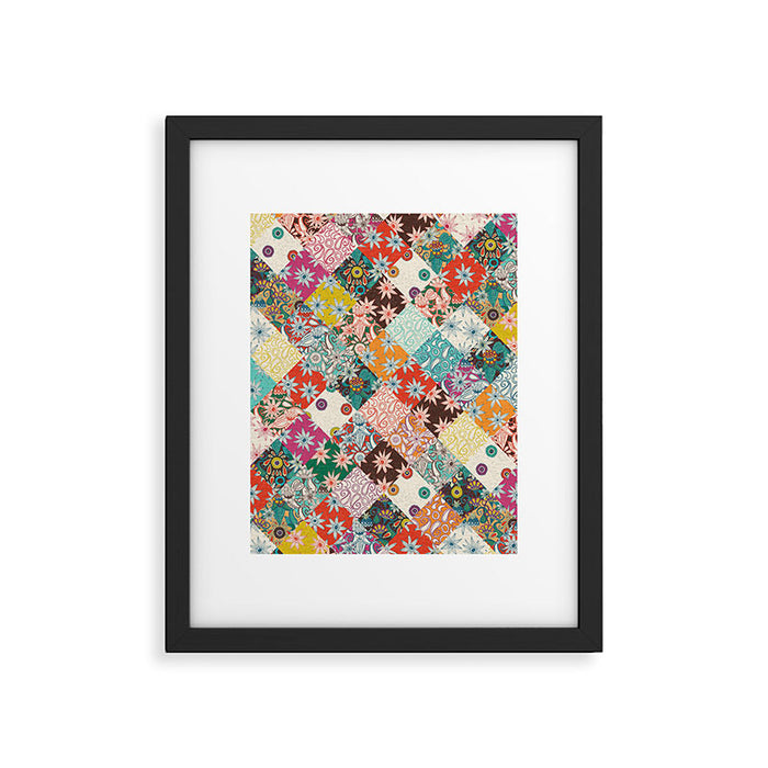 sarilmak patchwork Framed Art Print Gallery Image 1