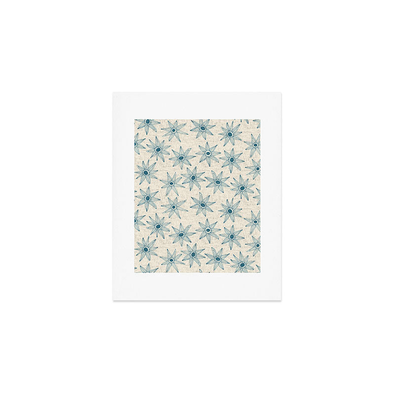 sema cream blue Art Print Gallery Image 1