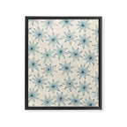 sema cream blue Framed Canvas Print Gallery Image 6
