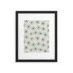 sema cream blue Framed Art Print Gallery Image 5