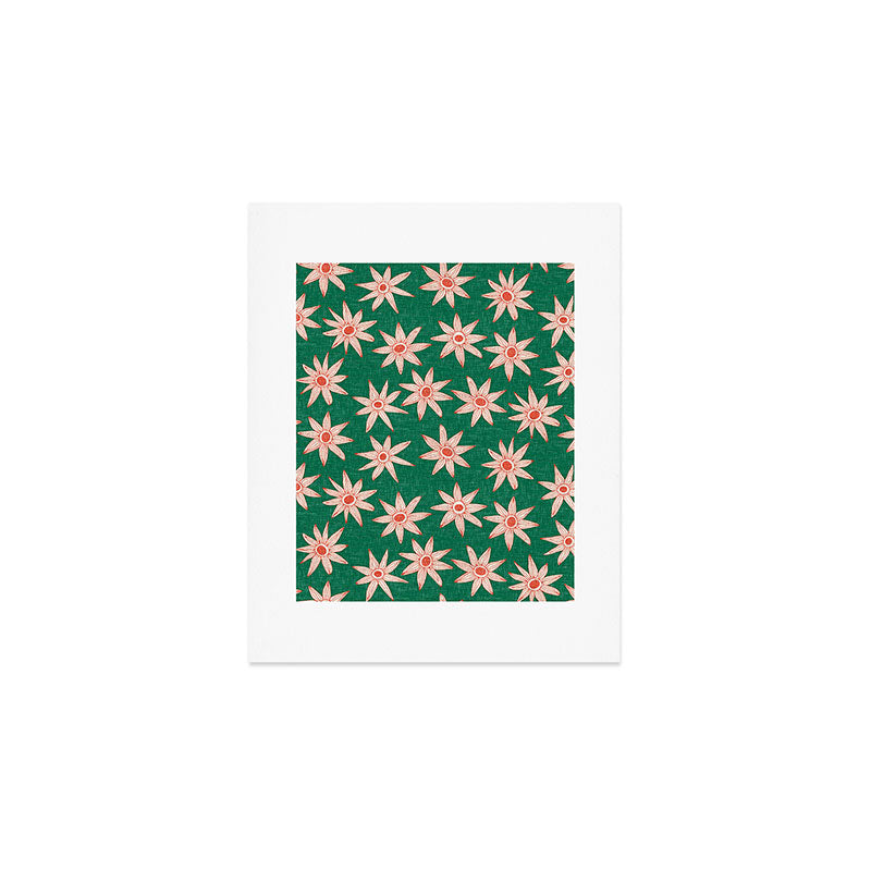 sema palm fire orange Art Print Gallery Image 1