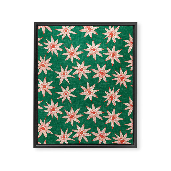 sema palm fire orange Framed Canvas Print Gallery Image 1