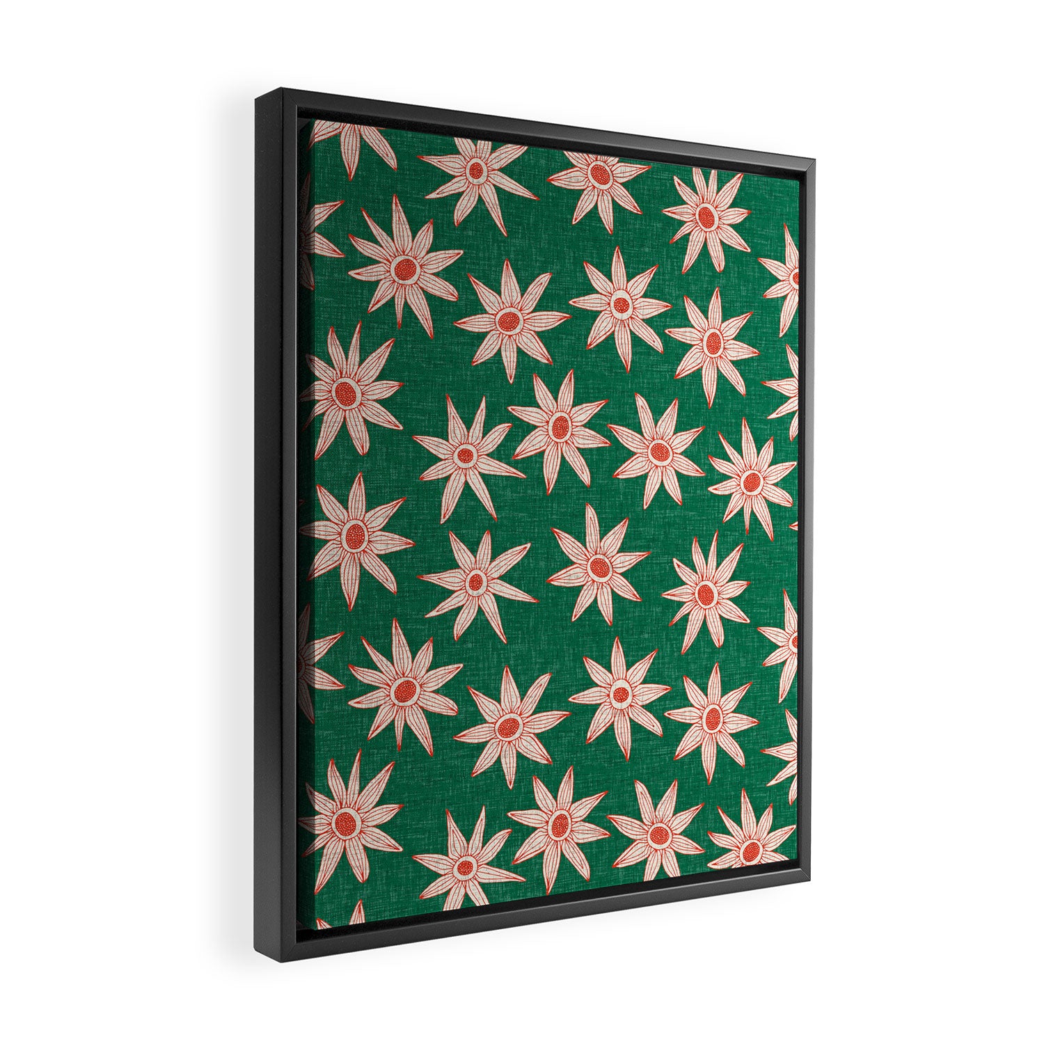 sema palm fire orange Framed Canvas Print Gallery Image 2