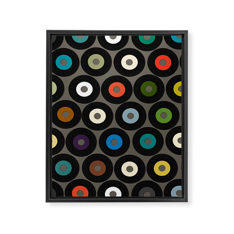 VINYL metal Framed Canvas Print Gallery Image 8