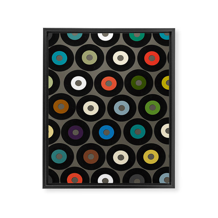 VINYL metal Framed Canvas Print Gallery Image 1