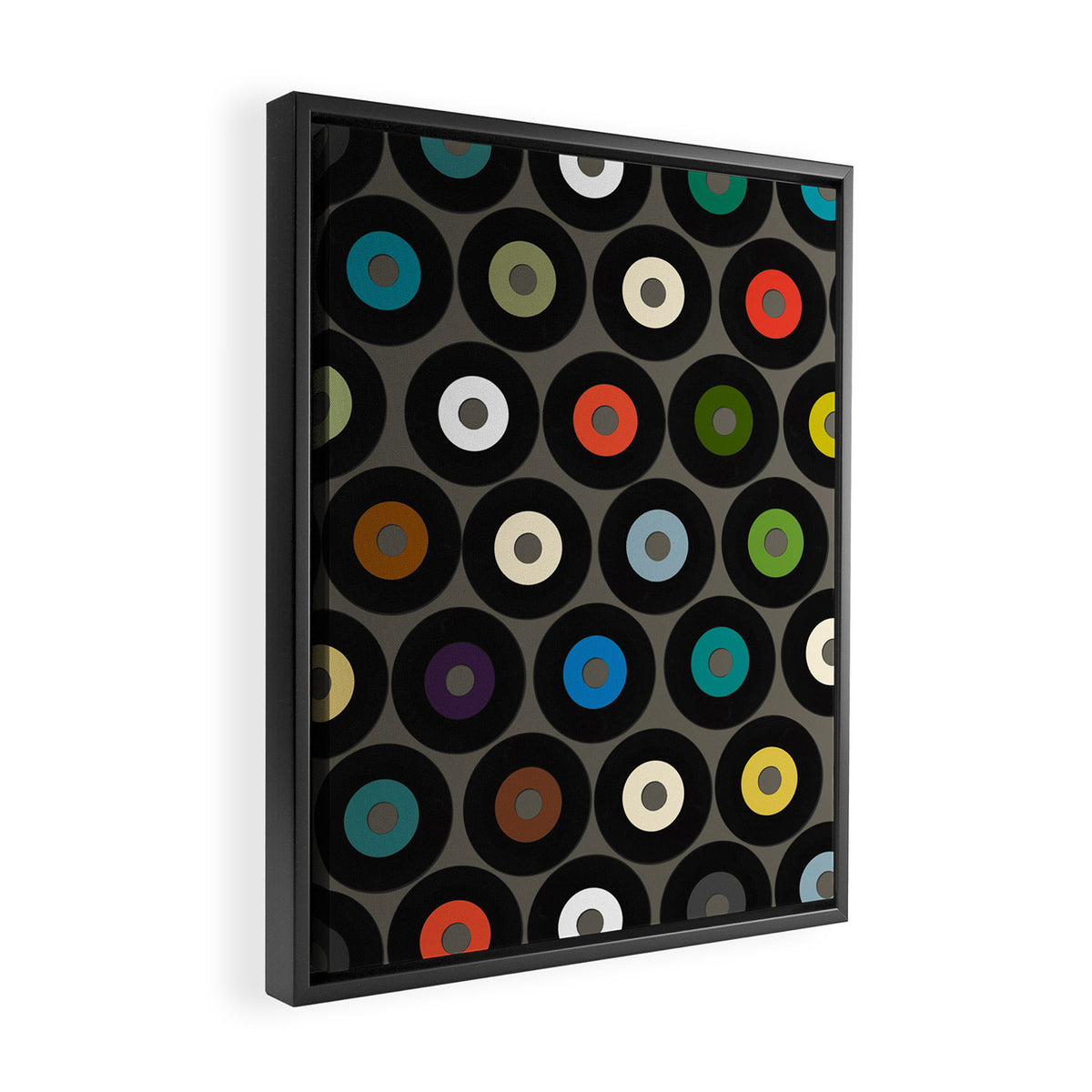 VINYL metal Framed Canvas Print Gallery Image 2