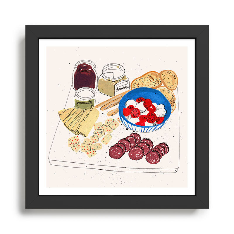 Charcuterie Framed Art Print Gallery Image 1