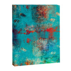 Aztec Turquoise Stone Abstract Texture Design Art Canvas Print Gallery Image 8