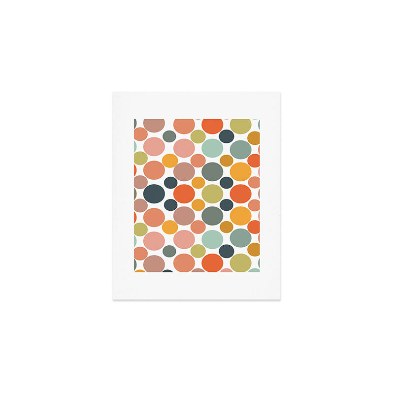 Cheerful Polka Dots  Art Print Gallery Image 1