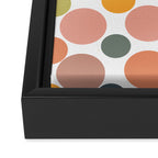 Cheerful Polka Dots  Framed Canvas Print Gallery Image 3