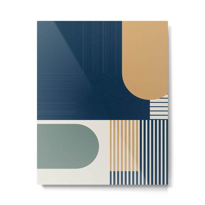 Cool Color Pallette Pattern Metal Print Gallery Image 1