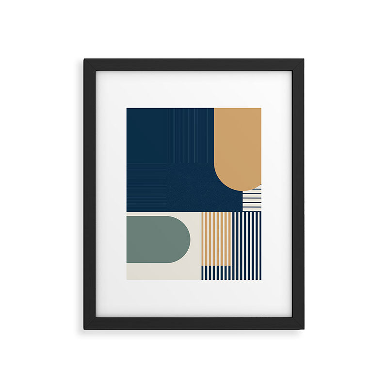 Cool Color Pallette Pattern Framed Art Print Gallery Image 6