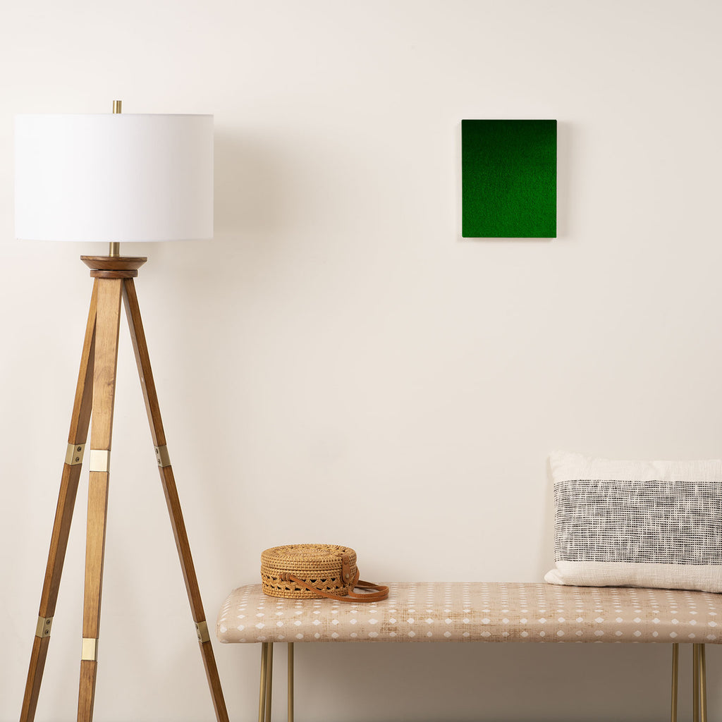 Emerald Green Ombre Design Canvas Print Gallery Image 2