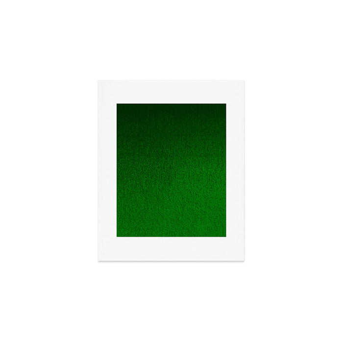 Emerald Green Ombre Design Art Print Gallery Image 1