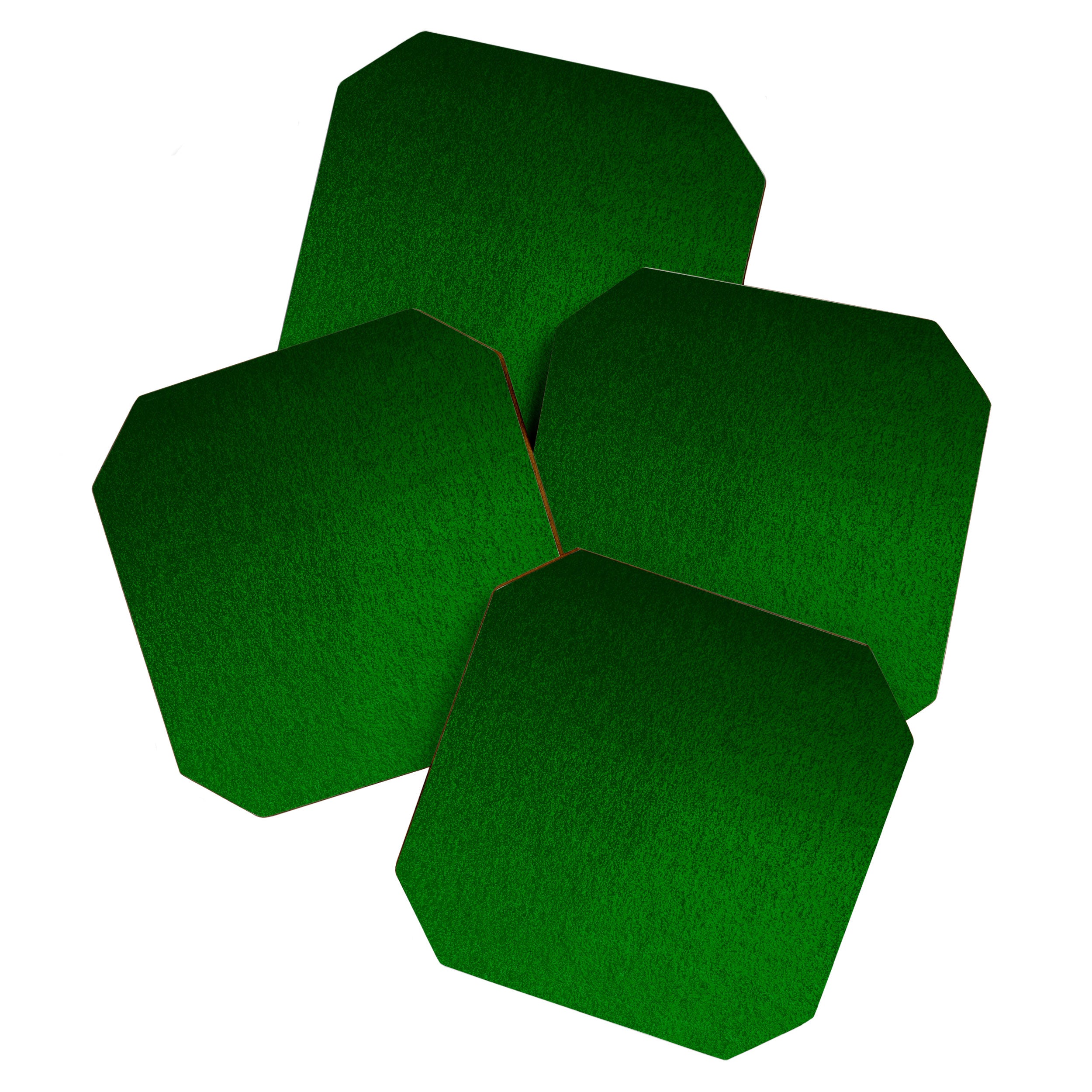 Emerald Green Ombre Design Coaster Gallery Image 1